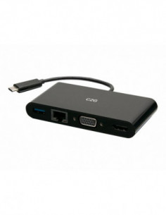 C2G USB C to HDMI,VGA,USB A...