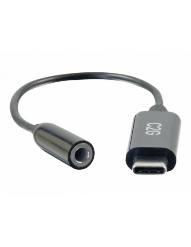 C2G USB C to 3.5mm Audio Adapter -...