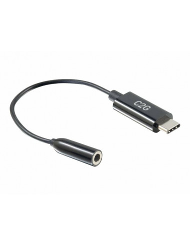 C2G USB C to 3.5mm Audio Adapter -...