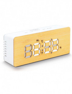 Mooov Despertador Bamboo Led