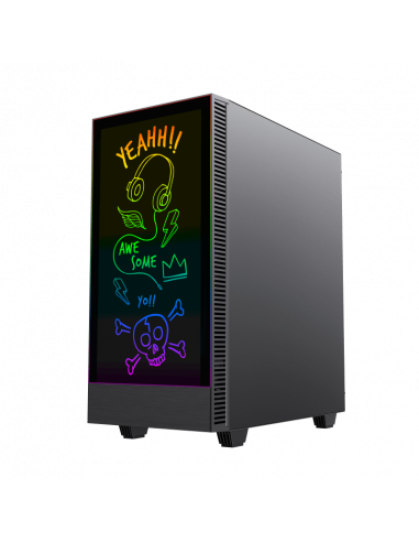 Caixa ATX Gamemax Kreator - Painel...