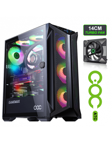 Caixa Gamemax Brufen C1 ATX, Vidro...