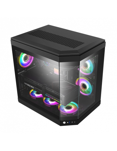 Caixa Gaming Gamemax Hype Black ATX,...