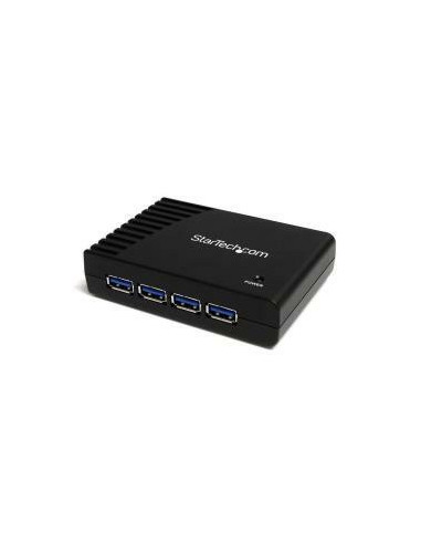 4 Port Black SuperSpeed USB 3.0 Hub