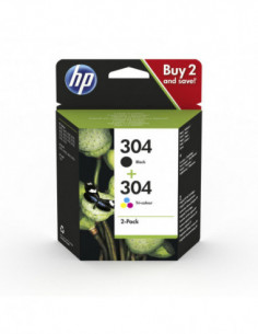 HP - 304 Pack de 2 cor...