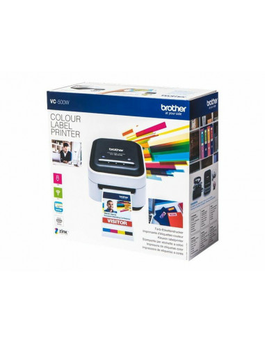 BROTHER VC-500W Label printer colour...