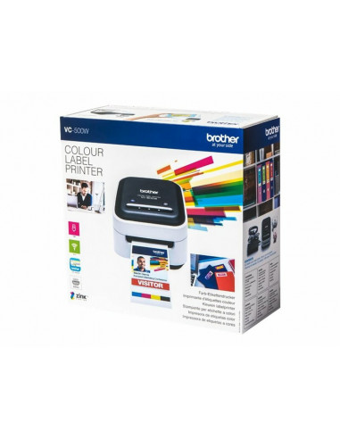 BROTHER VC-500W Label printer colour...