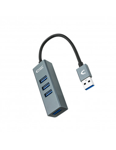 Hub USB 3.2 Gen 1 NanoCable, 4 Portas...