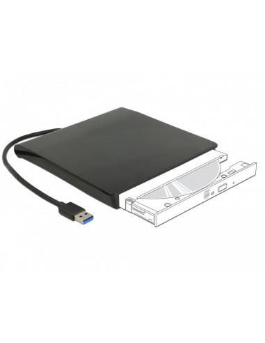 Caixa Externa Delock 42602 USB 3.0...