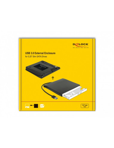 Caixa Externa Delock 42602 USB 3.0...