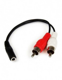 6in Stereo 3.5mm M to 2x...