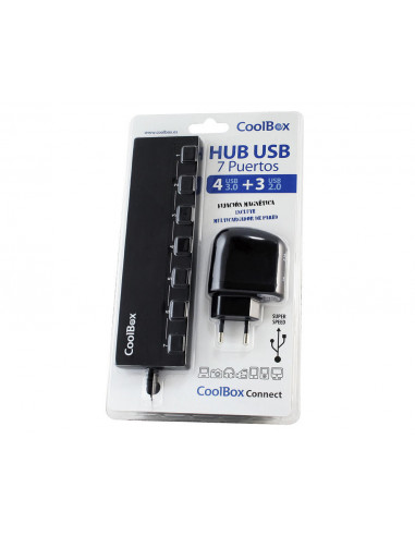 HUB COOLBOX USB 7 Portas (4 USB 3.0) HUB COOLBOX USB 7 Portas (4 USB 3.0)