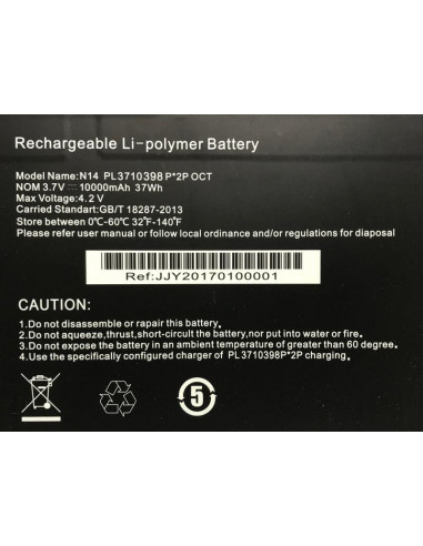 Bateria para portátil INSYS XF7-1401L... Bateria para portátil INSYS XF7-1401L...