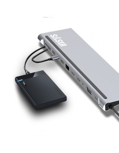 Docking Station INSYS USB-C 12-em-1...