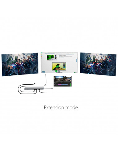 Docking Station INSYS USB-C 12-em-1...