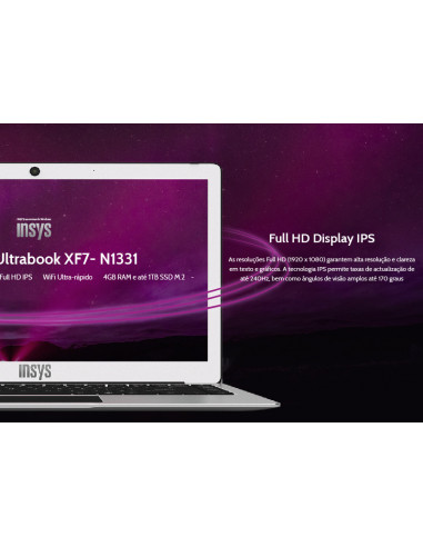 Portátil INSYS XF7-N1331 13.3" FHD,... Portátil INSYS XF7-N1331 13.3" FHD,...