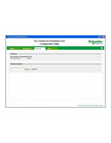 Schneider Dry Contact I/O SmartSlot... Schneider Dry Contact I/O SmartSlot...