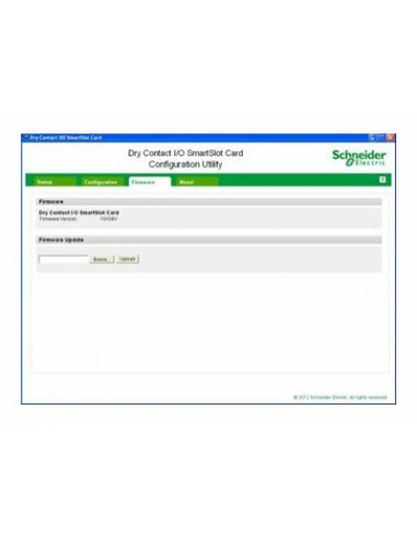 Schneider Dry Contact I/O SmartSlot... Schneider Dry Contact I/O SmartSlot...