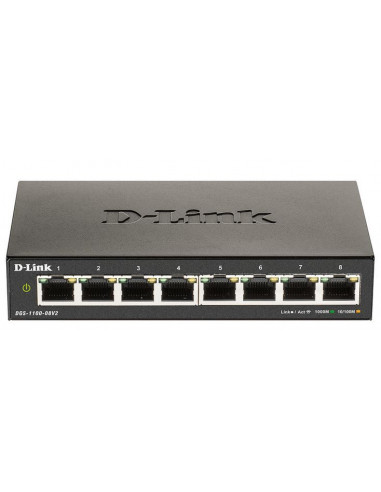 Switch D-Link DGS-1100-08V2 Gigabit 8... Switch D-Link DGS-1100-08V2 Gigabit 8...