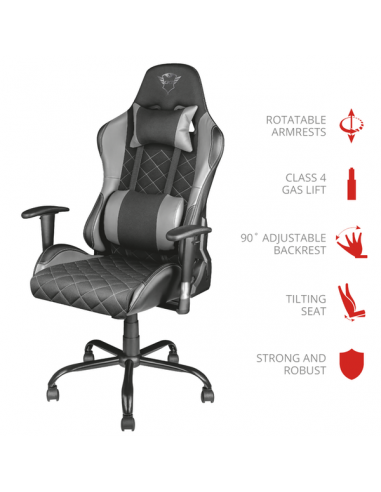 Trust GXT 707G Resto Cadeira de jogos... Trust GXT 707G Resto Cadeira de jogos...