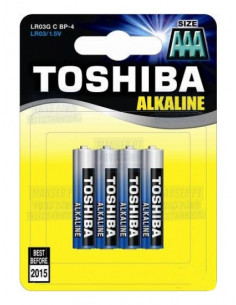 Pilha AAA Toshiba Alkaline...