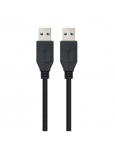 Cabo USB NanoCable 10.01.1003-BK 3m,...