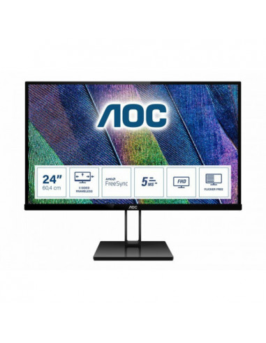 Monitor AOC 24V2Q 23.8" FHD IPS,...