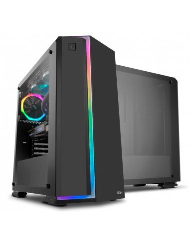 Caixa NOX Infinity Neon - ATX, Vidro...
