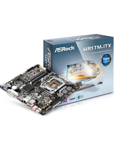 Motherboard AsRock H81TM-ITX, Socket...