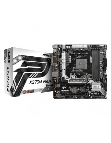 Motherboard AsRock X370M Pro4 AM4,...