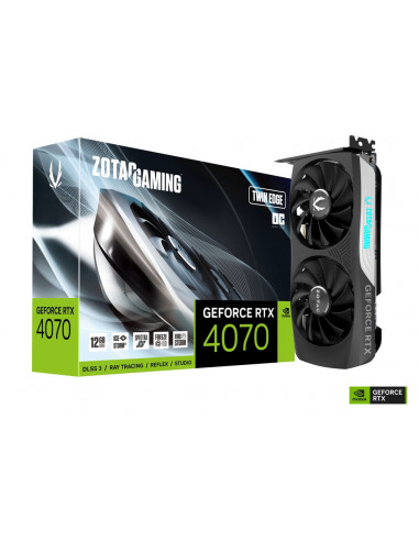 Placa Gráfica Zotac RTX 4070 Twin...