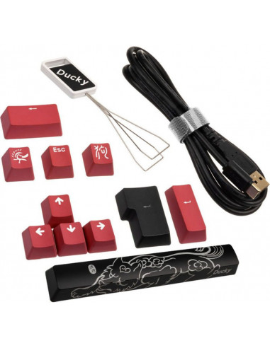 Teclado Ducky ONE 2 TKL MX Silent Red... Teclado Ducky ONE 2 TKL MX Silent Red...