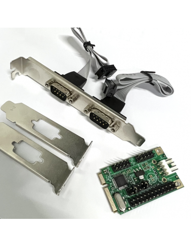 Controlador mPCIe 2x RS232 1xLPT WCH382L