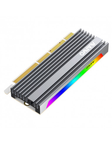 Conversor PCIe x16 -> 1x M.2 NVMe RGB...