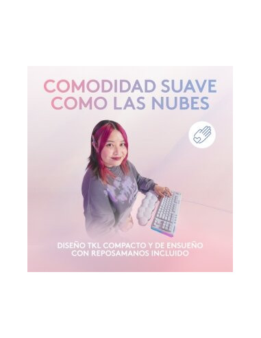 Teclado Logitech G713 Gaming - Branco... Teclado Logitech G713 Gaming - Branco...