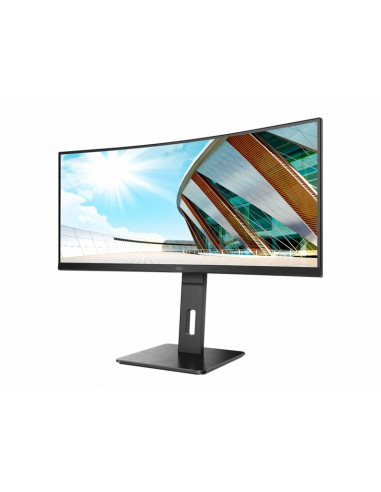 Aoc Monitor Va 34" 21:9 Qhd Curvo...