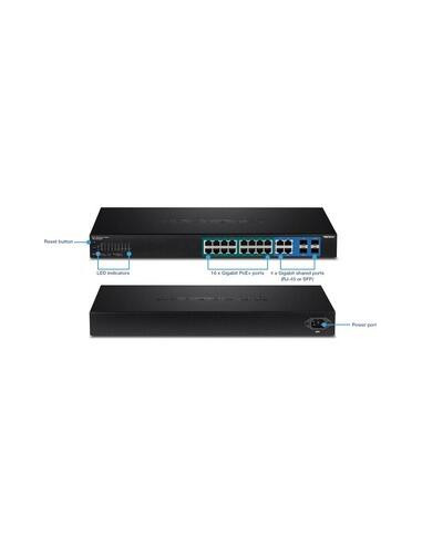 20-Port Gb Web Smart Poe+ 370w Cpnt...