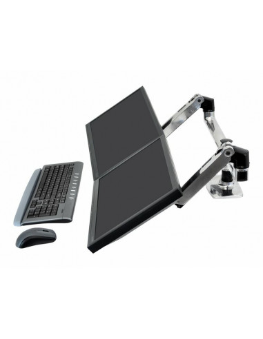 Ergotron LX Dual Side-by-Side Arm -...