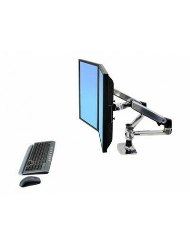 Ergotron LX Dual Side-by-Side Arm -...
