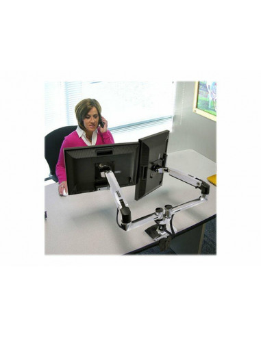 Ergotron LX Dual Side-by-Side Arm -...