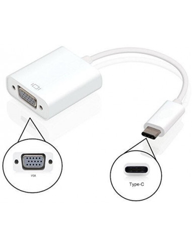 Ewent Adaptador Usb-C para Vga 1080p...