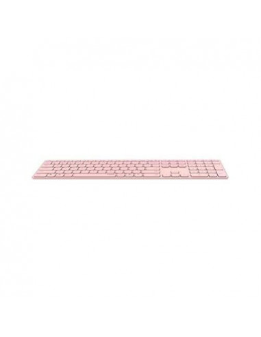 Teclado RAPOO E9800M, Wireless, Rosa,...
