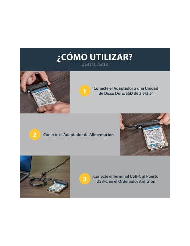 Cabo Adaptador StarTech USB 3.1 USB-C... Cabo Adaptador StarTech USB 3.1 USB-C...