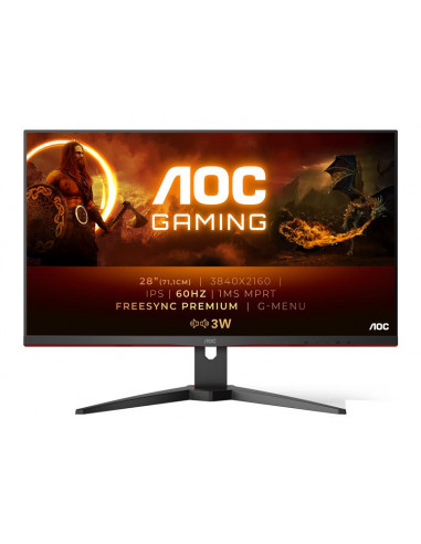 Monitor AOC U28G2AE/BK 28p 4K UHD IPS...