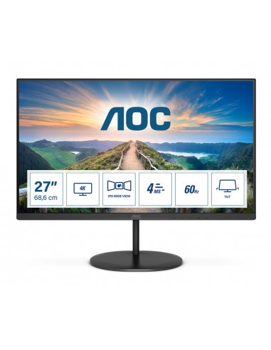 Monitor AOC U27V4EA 27" 4K UHD IPS,...