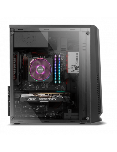 Caixa NOX Hummer MC PRO ATX, ARGB,...