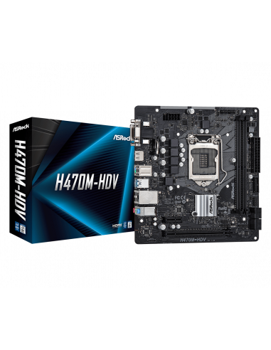 Motherboard AsRock H470M-HDV Skt1200,...