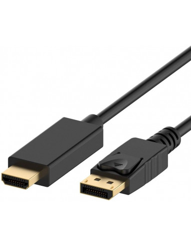 Cabo Adaptador DisplayPort M -> HDMI... Cabo Adaptador DisplayPort M -> HDMI...
