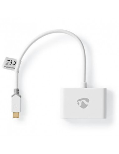 Conversor USB-C M -> 2x USB 3.1 F Tipo A