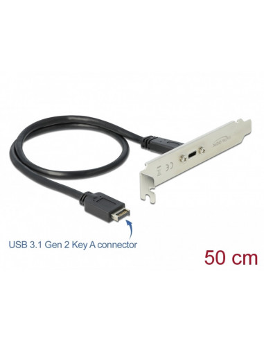Bracket Delock 89936 USB-C 3.2 Gen2...